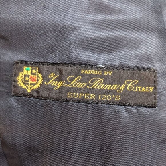 Brooks Brothers Loro Piana Wool Blazer Boys Size 16 Super 120s Jacket Sportcoat - Picture 4 of 9